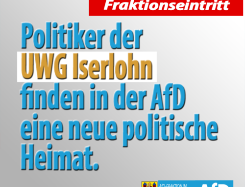 Politiker der UWG Iserlohn finden in der AfD eine neue politische Heimat