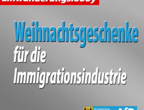 Weihnachtsgeschenke von der Stadt Iserlohn für die Immigrationslobby