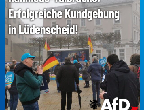 Erfolgreiche Kundgebung in Lüdenscheid!