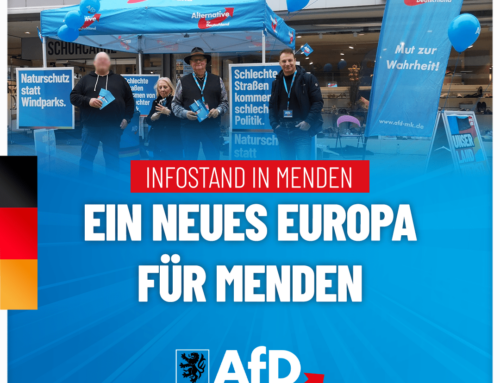 Infostand in Menden