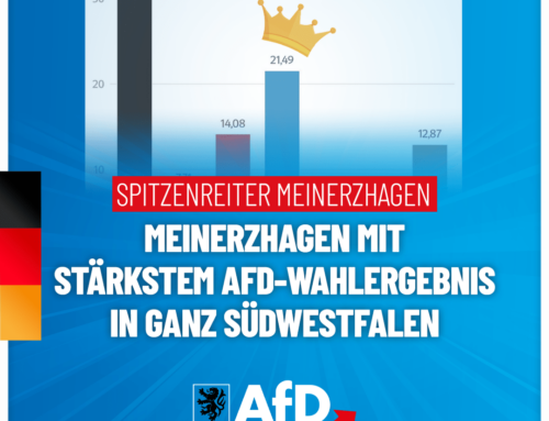 Meinerzhagen: Spitzenreiter der AfD in Südwestfalen