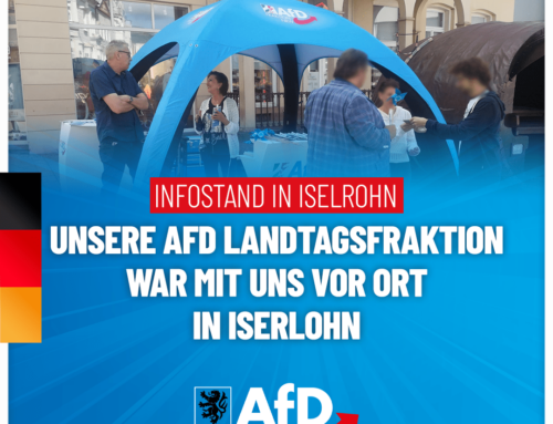AfD-Landtagsfraktion zu Gast in Iserlohn